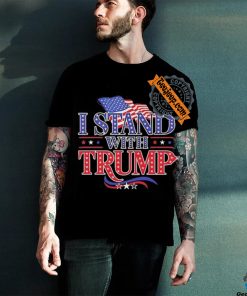 I stand with Trump USA flag shirt