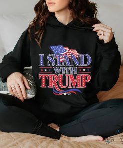 I stand with Trump USA flag shirt