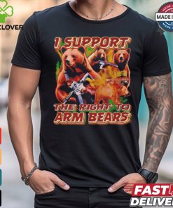 I support the right to arm bears retro shirt