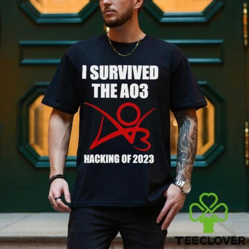 I survived the A03 Hacking of 2023 logo hoodie, sweater, longsleeve, shirt v-neck, t-shirt