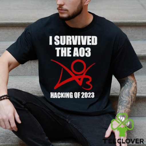 I survived the A03 Hacking of 2023 logo hoodie, sweater, longsleeve, shirt v-neck, t-shirt