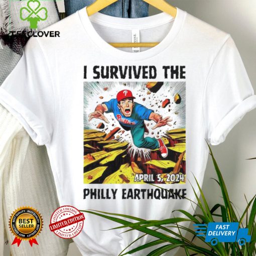 I survived the philly earthquake Philadelphia Phillies hoodie, sweater, longsleeve, shirt v-neck, t-shirt