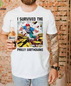 I survived the philly earthquake Philadelphia Phillies hoodie, sweater, longsleeve, shirt v-neck, t-shirt