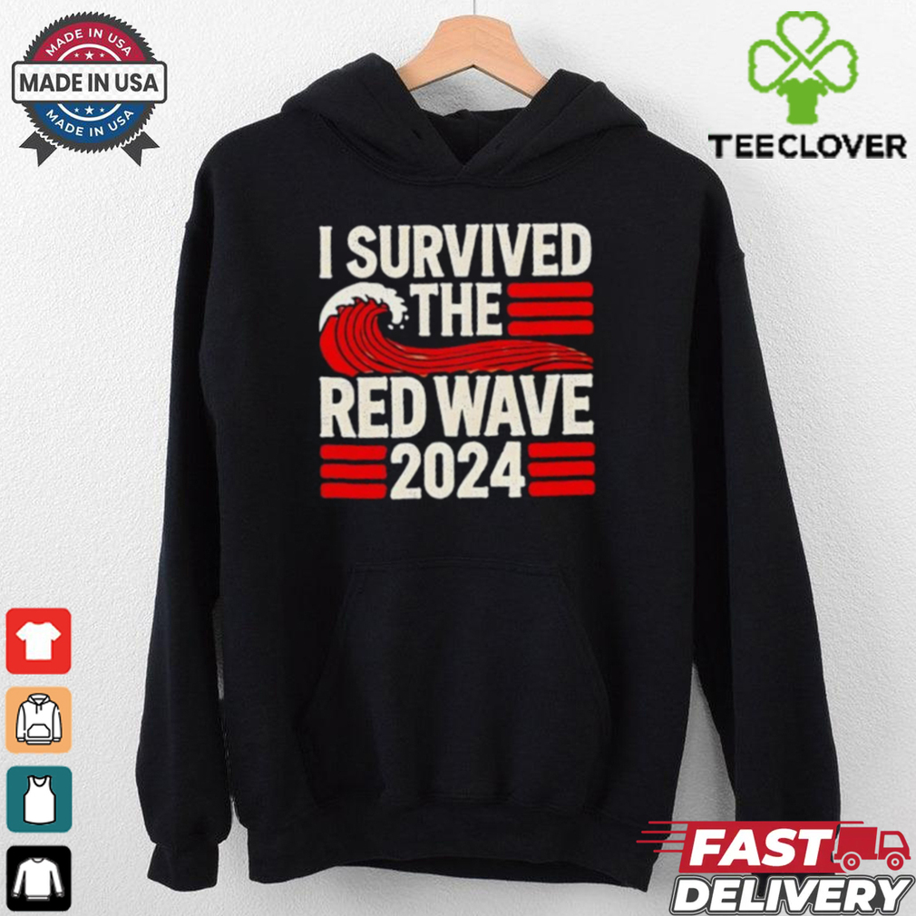 I survived the red wave 2024 retro shirt I survived the red wave 2024 retro shirt