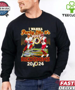 I wanna party like it’s 1991 Washington Commanders Redskins 2024 shirt