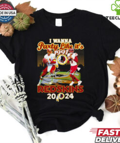 I wanna party like it’s 1991 Washington Commanders Redskins 2024 shirt
