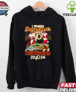 I wanna party like it’s 1991 Washington Commanders Redskins 2024 shirt