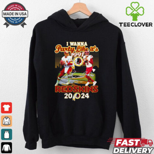 I wanna party like it’s 1991 Washington Commanders Redskins 2024 shirt