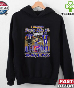 I wanna party like it’s 2000 Lewis and Jackson Baltimore Ravens signatures shirt