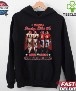 I wanna party like it’s Lastinger Walker Beck and Frazier 1982 2024 Georgia Bulldogs shirt