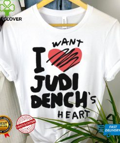 I want Judi Dench’s heart art shirt