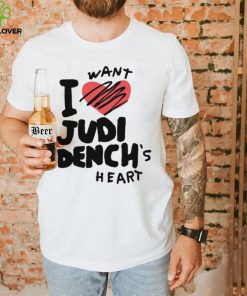 I want Judi Dench’s heart art shirt