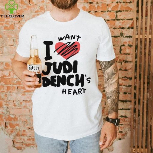 I want Judi Dench’s heart art shirt
