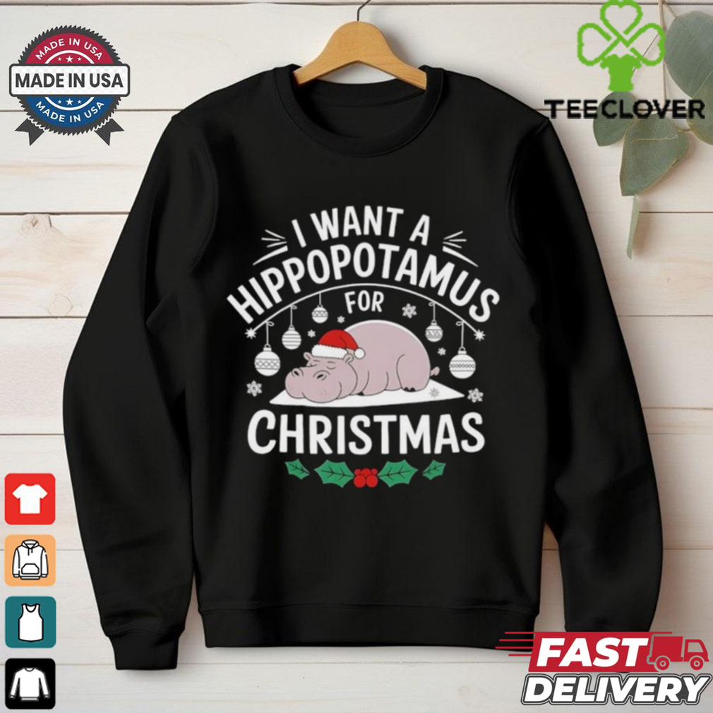 I want a Hippopotamus for Christmas T Shirt I want a Hippopotamus for Christmas T Shirt