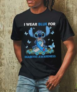 I wear blue for diabetes awareness shirt