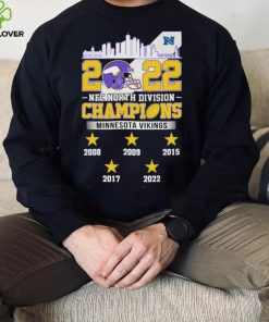 2022 NFC North Division Champions Minnesota Vikings 2008 2022 Shirt