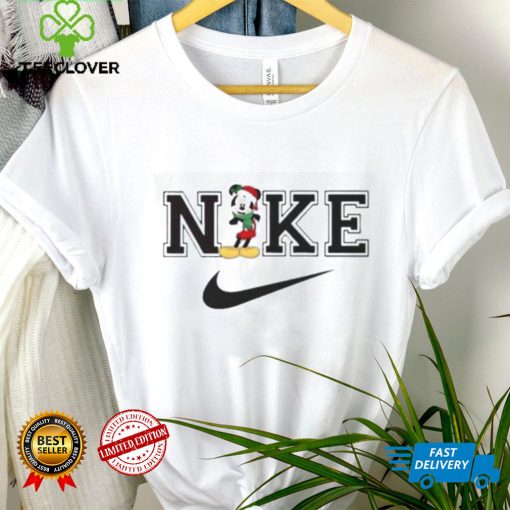 Disney Christmas Mickey Mouse Nike Logo 2023 Shirt