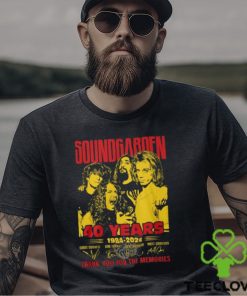 Soundgarden 40 Years 1984 2024 Thank You For The Memories T Shirt