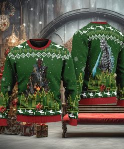 Godzilla Movie Ugly Christmas Sweater