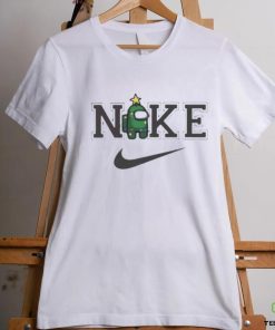 Green Imposter Among Us Nike Logo Christmas 2023 Shirt