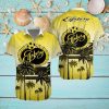 Custom Name F1 Racing Mercedes AMG PETRONAS F1 Team 3D Hawaiian Shirt Gold Flower Vintage For Men And Women