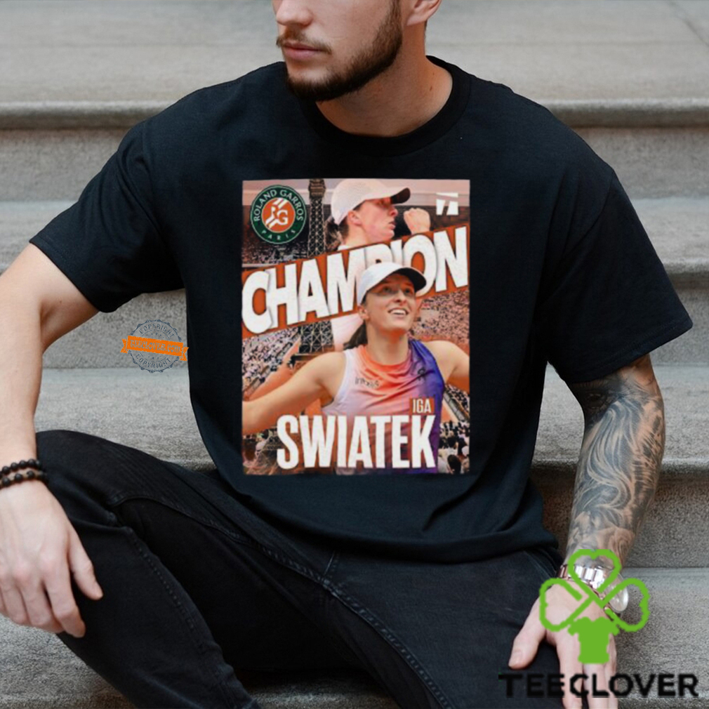 IGA Swiatek Champion Roland Garros Paris 2024 IG4 The Championships Wimbledon Classic T Shirt IGA Swiatek Champion Roland Garros Paris 2024 IG4 The Championships Wimbledon Classic T Shirt