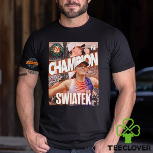 IGA Swiatek Champion Roland Garros Paris 2024 IG4 The Championships Wimbledon Classic T Shirt
