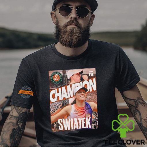 IGA Swiatek Champion Roland Garros Paris 2024 IG4 The Championships Wimbledon Classic T Shirt