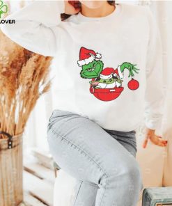 Grinch With Baby Yoda Christmas T Shirt