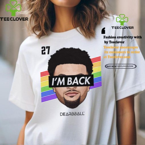 I’M BACK Stripes Rainbow Edition shirt