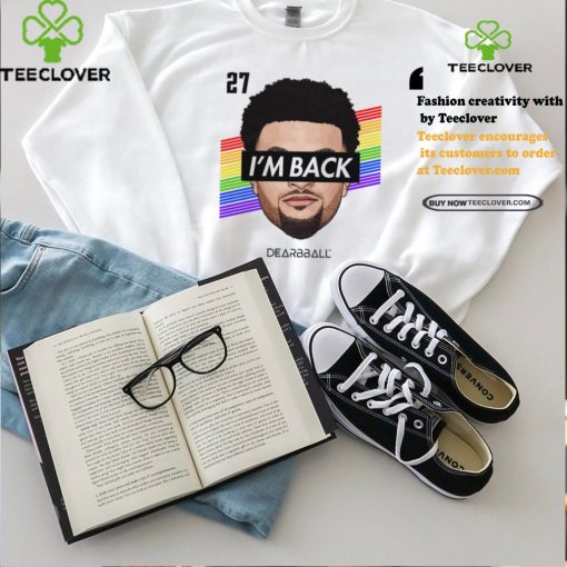I’M BACK Stripes Rainbow Edition shirt