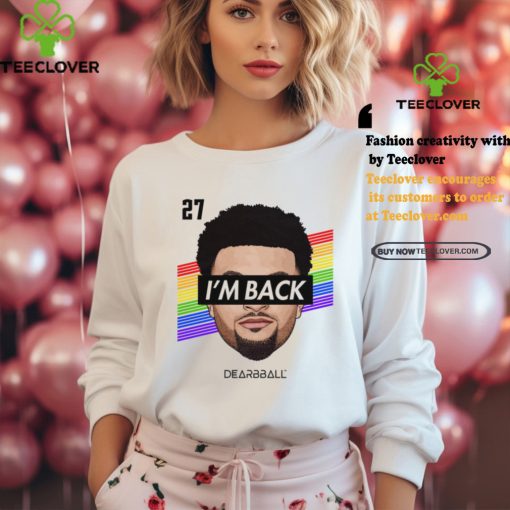 I’M BACK Stripes Rainbow Edition shirt