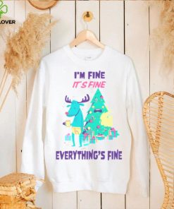 I’M FINE MEME CHRISTMAS SHIRT