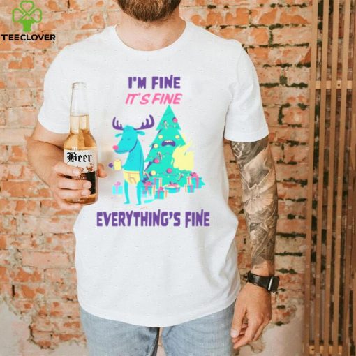 I’M FINE MEME CHRISTMAS SHIRT