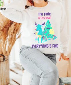I’M FINE MEME CHRISTMAS SHIRT