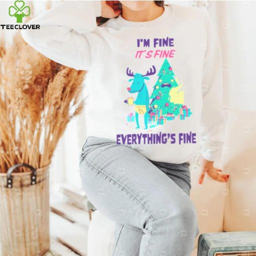 I’M FINE MEME CHRISTMAS SHIRT