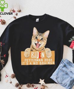 Cat Biden Fetterman 2024 It’s a No Brainer T Shirt 2 Cat Biden Fetterman 2024 It’s a No Brainer T Shirt