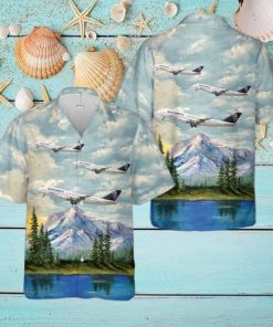 IRON MAIDEN Boeing 747 Ed Force One Hawaiian Shirt
