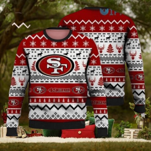 49ers Ugly Sweater Christmas Texture San Francisco 49ers Gift