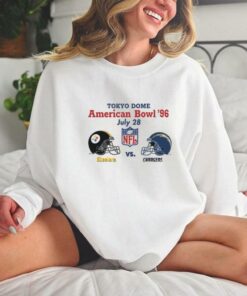 NFL Tokyo Dome 1996 Chargers Vs Steelers T Shirt