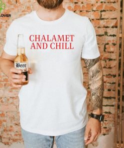 Elizabeth Olsen chalamet and chill T Shirt