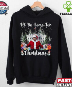 I_ll Be Home For Christmas Funny Santa Claus Trump 2024 T Shirt 3 I_ll Be Home For Christmas Funny Santa Claus Trump 2024 T Shirt