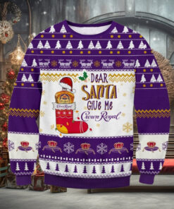Crown Royal Dear Santa Ugly Sweater