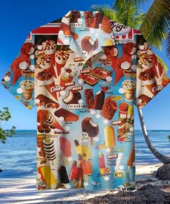Ice Cream Hawaiian Shirt, Kawaii Cute, Ice Cream Shirt, Summer Shirt, Ice Cream Gift, Cute Summer Gift, Cute Summer Gift, cool hawaiian