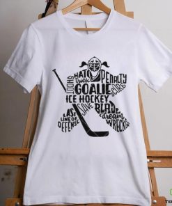 Ice Hockey Goalie Girl Last Line of Defense Sports Girl shirt