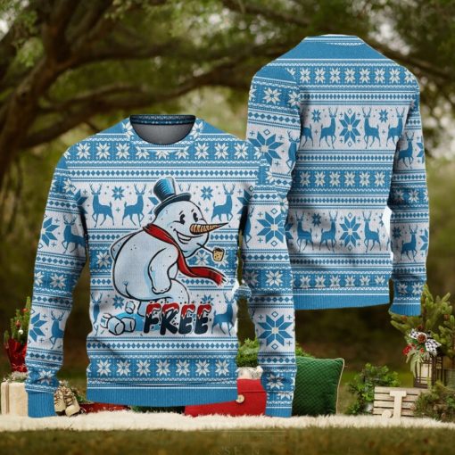 Ice Made By Snowman Ugly Christmas Sweater Knitted Gift For Men And Women