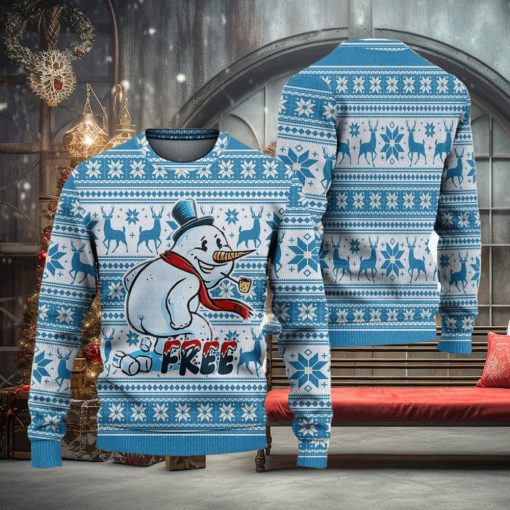 Ice Made By Snowman Ugly Christmas Sweater Knitted Gift For Men And Women