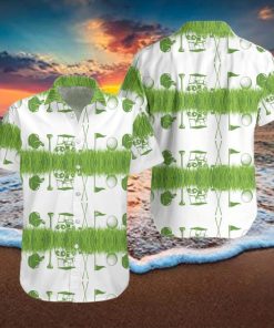 Icon Golf Green Pattern Hawaiian Aloha Shirts