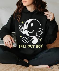 Icon White Black Fall Out Boy Peace Smiley Pullover hoodie, sweater, longsleeve, shirt v-neck, t-shirt