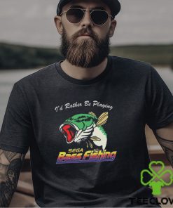 I’d Rather Be Playing Sega Bass Fishing T Shirt